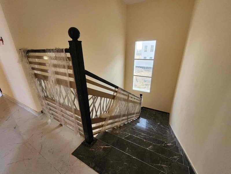 For rent a villa in Ajman Al Zahia, area 3014 feet, 3 master bedrooms