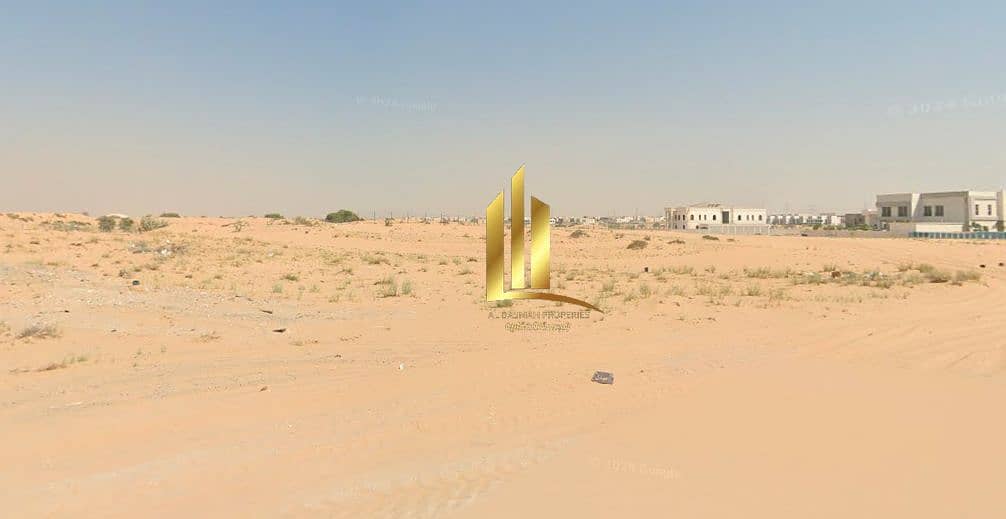 For sale, a corner plot of land in AlHawshi, the new offering, with an area of 5,400 feet, in