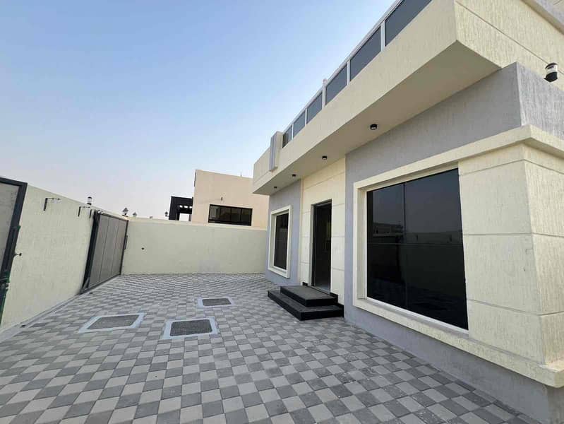 For rent a villa in Ajman Al Zahia, area 3014 feet, 3 master bedrooms