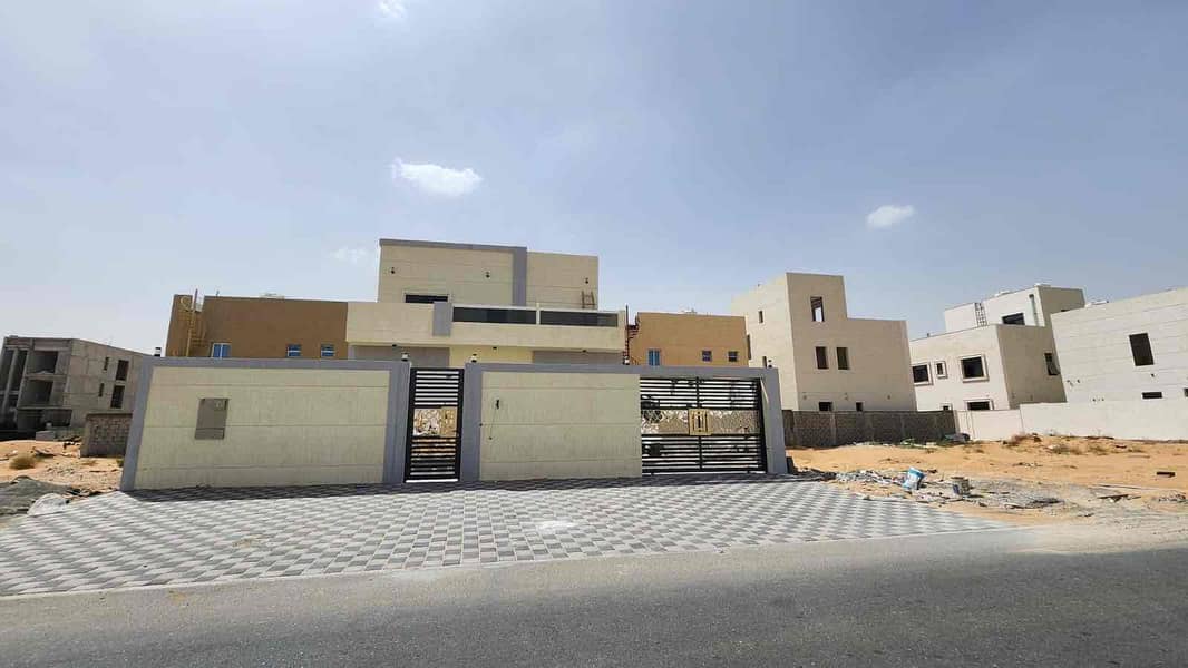 For rent a villa in Ajman Al Zahia, area 3014 feet, 3 master bedrooms