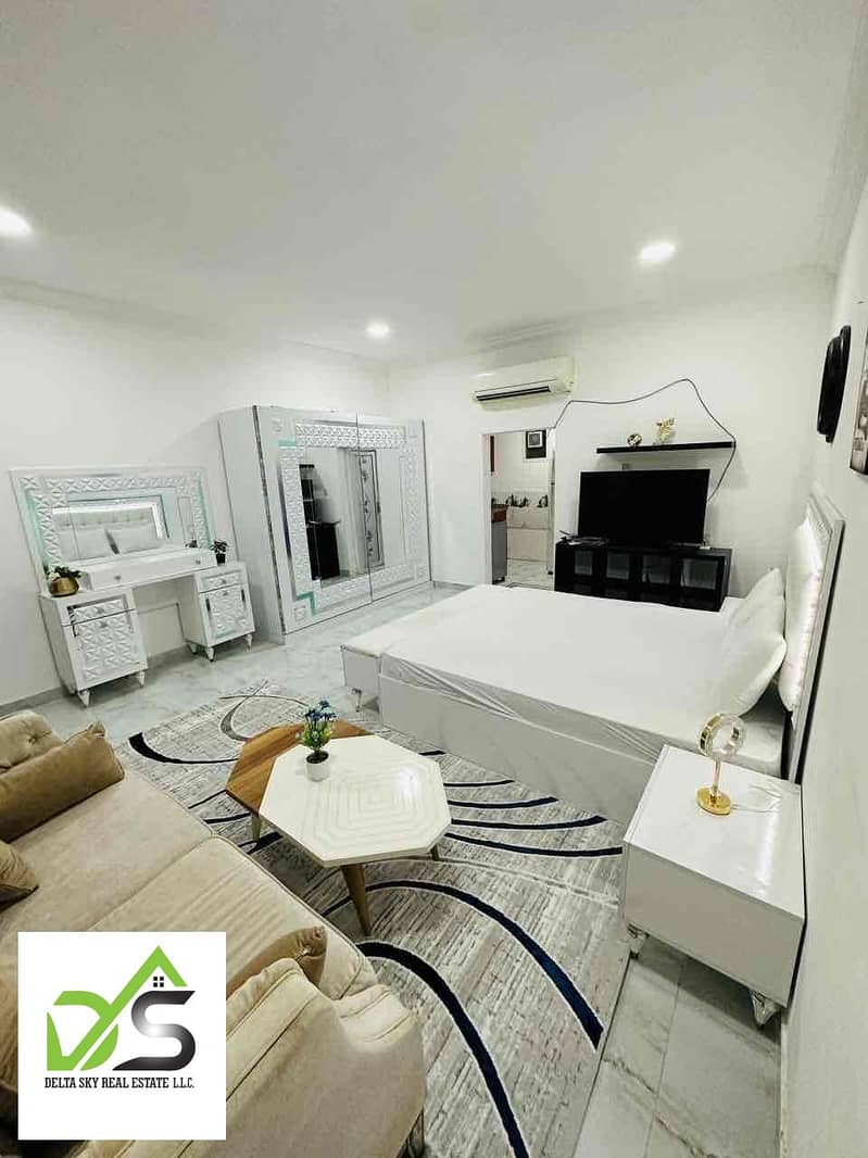 Furnished studio for rent to the first resident in Riyadh, monthly