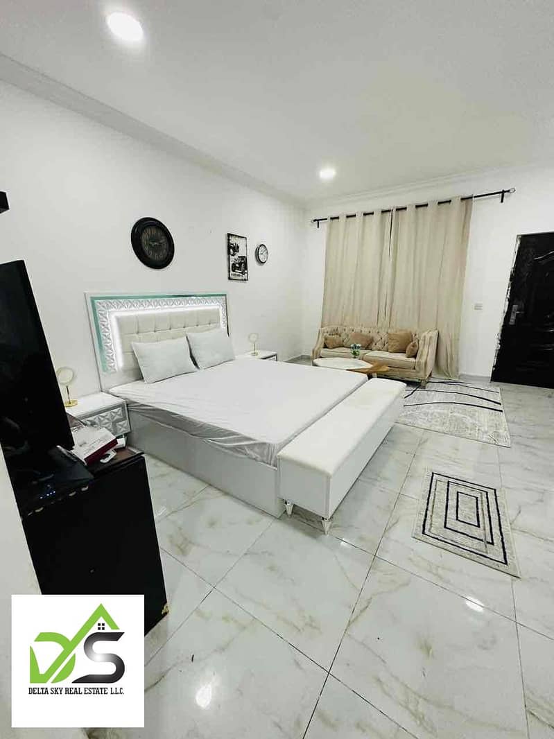Furnished studio for rent to the first resident in Riyadh, monthly