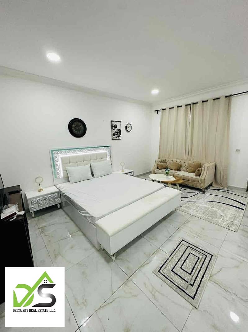 Furnished studio for rent to the first resident in Riyadh, monthly