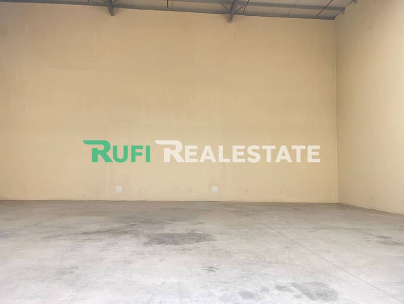 3700 sqft warehouse available for rent in Umm al Quwain industrial area