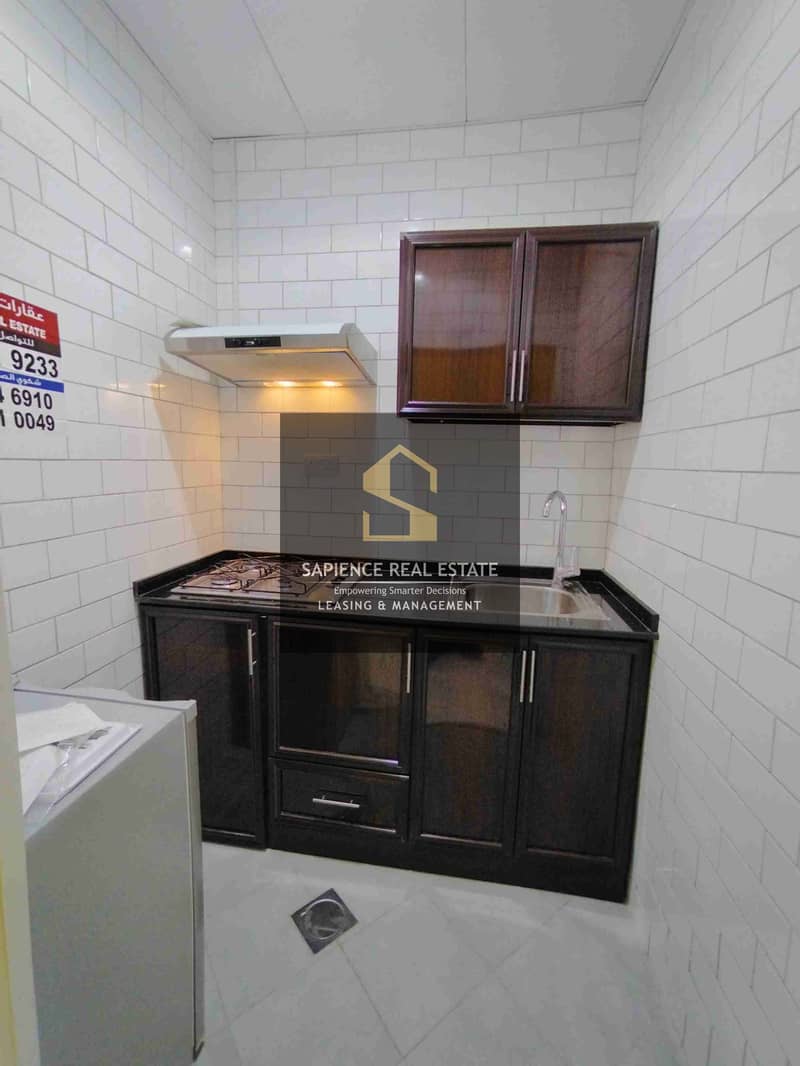 FURNISHED STUDIO ENT APARTMENT FOR RENT IN AL JIMI INCLUDING WATER
