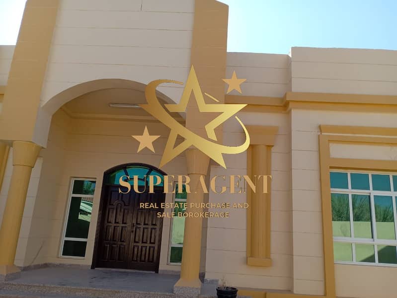 For rent, a very special villa in the Emirate of Al Ain, in the Falaj