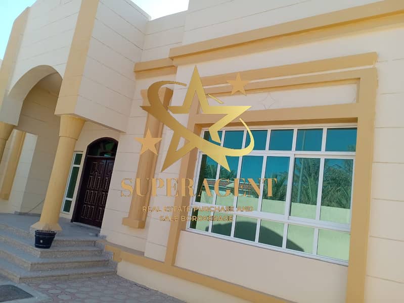 For rent, a very special villa in the Emirate of Al Ain, in the Falaj