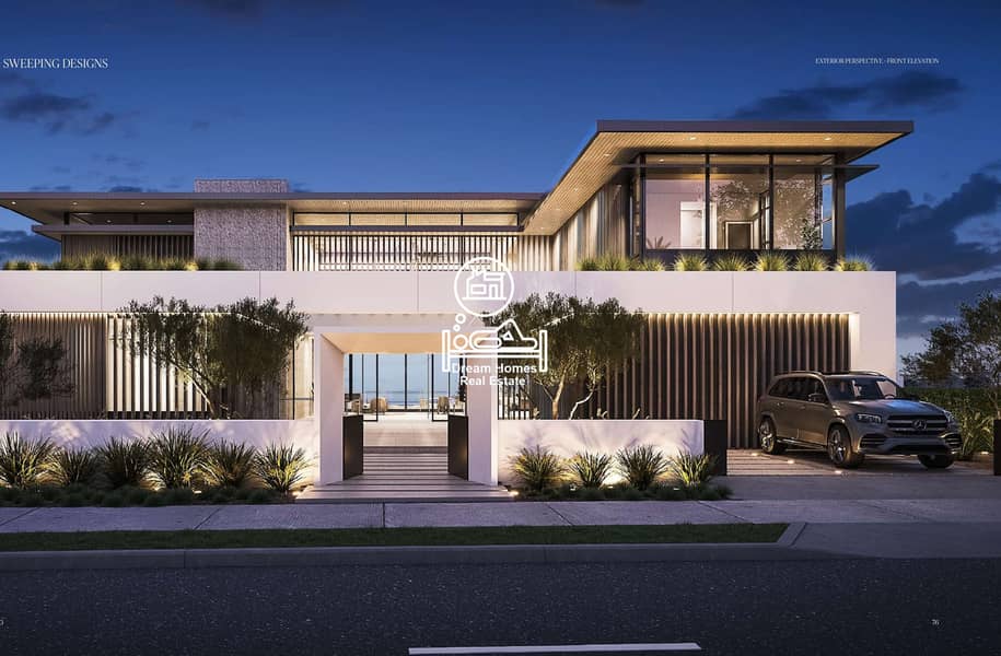 Brand new VIP modern style villa with sea view for sale in Rabdan