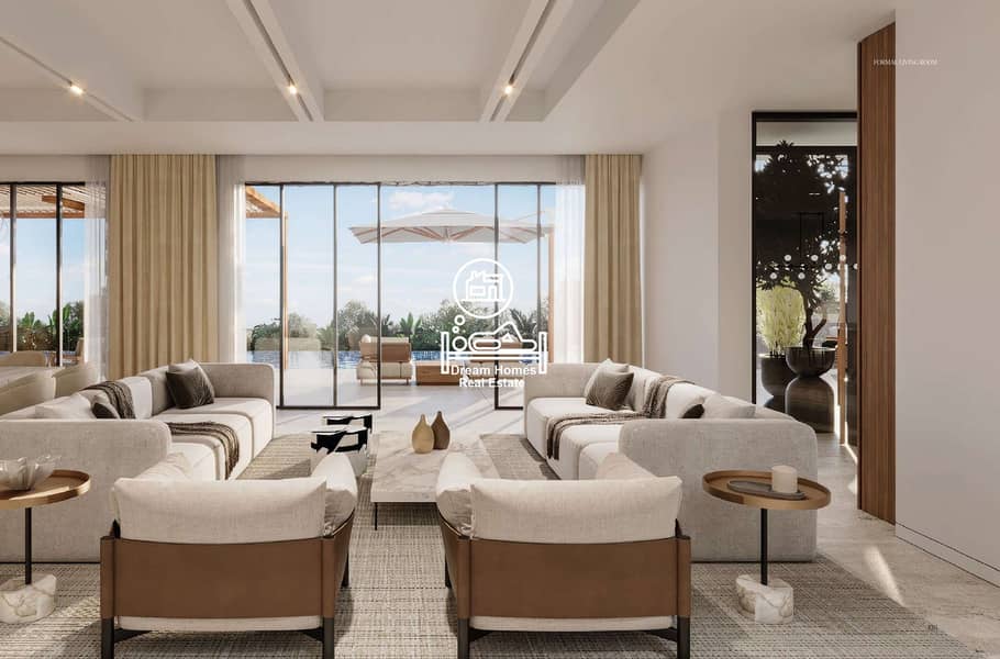 Brand new VIP modern style villa with sea view for sale in Rabdan