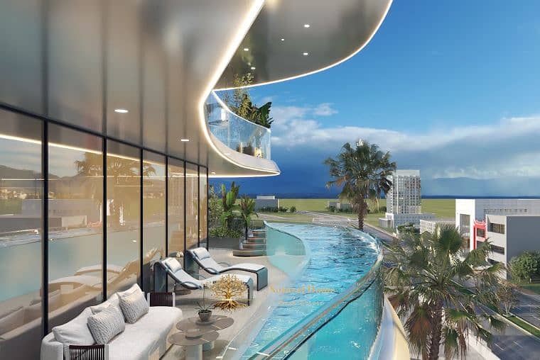 FULLY FURNISHED APARTMENT FOR SALE IN JVT GOLDEN VISA PRIVATE POOL