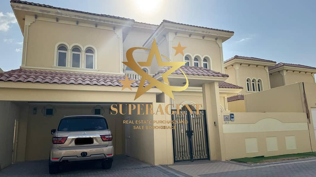 For rent, a villa in the Bawabat Al Sharq complex area in the Baniyas