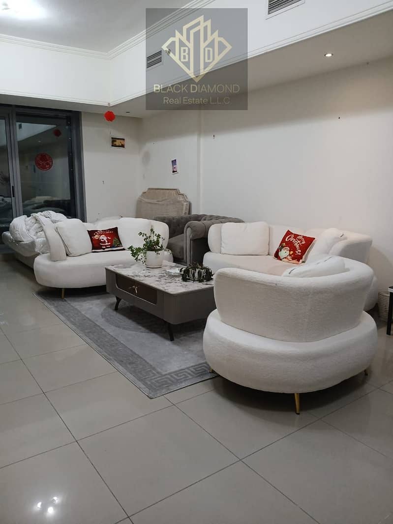 3 bhk Sea view fully furnished apartment for rent in ithad tower ajman