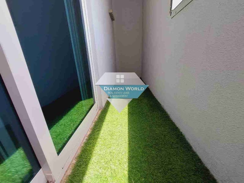 Huge Size 02 Bed Hall apartment with Wardrobes Balcony at Al Khalidiya