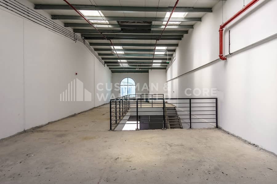 Available Fitted Warehouse with Glass Frontage