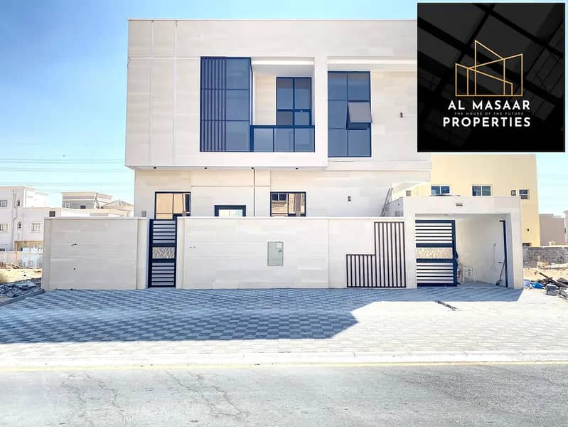 A villa for sale, the first resident, directly in front of the mosque