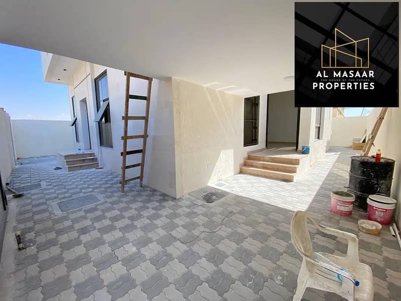 A villa for sale, the first resident, directly in front of the mosque