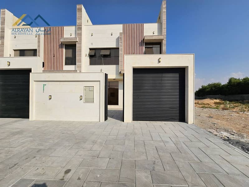  Townhouse villa for sale in Al Zahya area, 6 master bedrooms and a