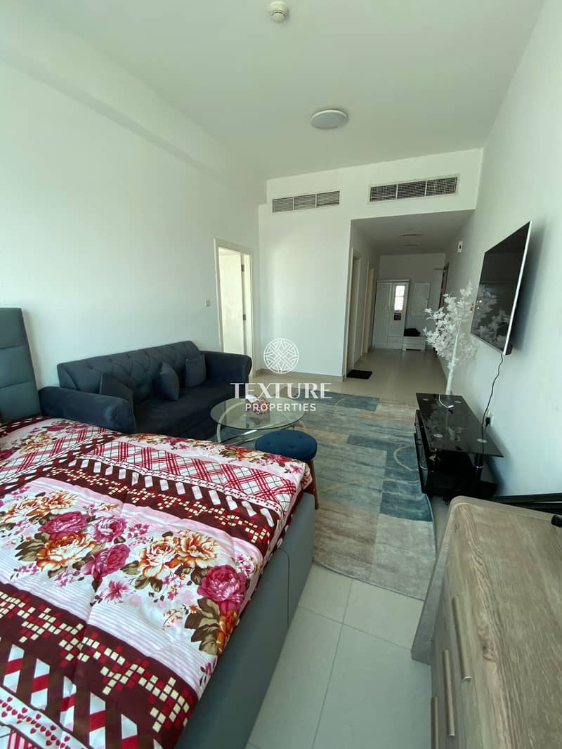 Furnished Ready to Move 1 BR for rent in Al Khail Heights