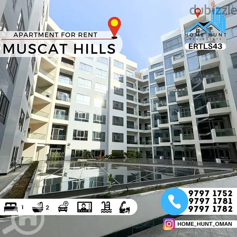 MUSCAT HILLS FULLY FURNISHED 1BHK APARTMENT FOR RENT Bayut.om