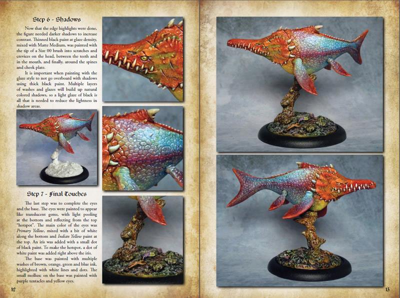 Painting Scaly Beasts Guide From Antimatter Games OnTableTop Home