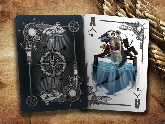 40 Years Of Fear Celebrated In Licensed Jaws Playing Cards Kickstarter