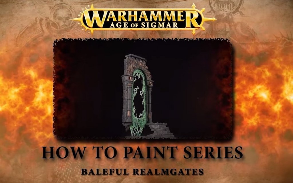 Games Painting Tutorial How To Paint The Baleful Realmgate OnTableTop Home of