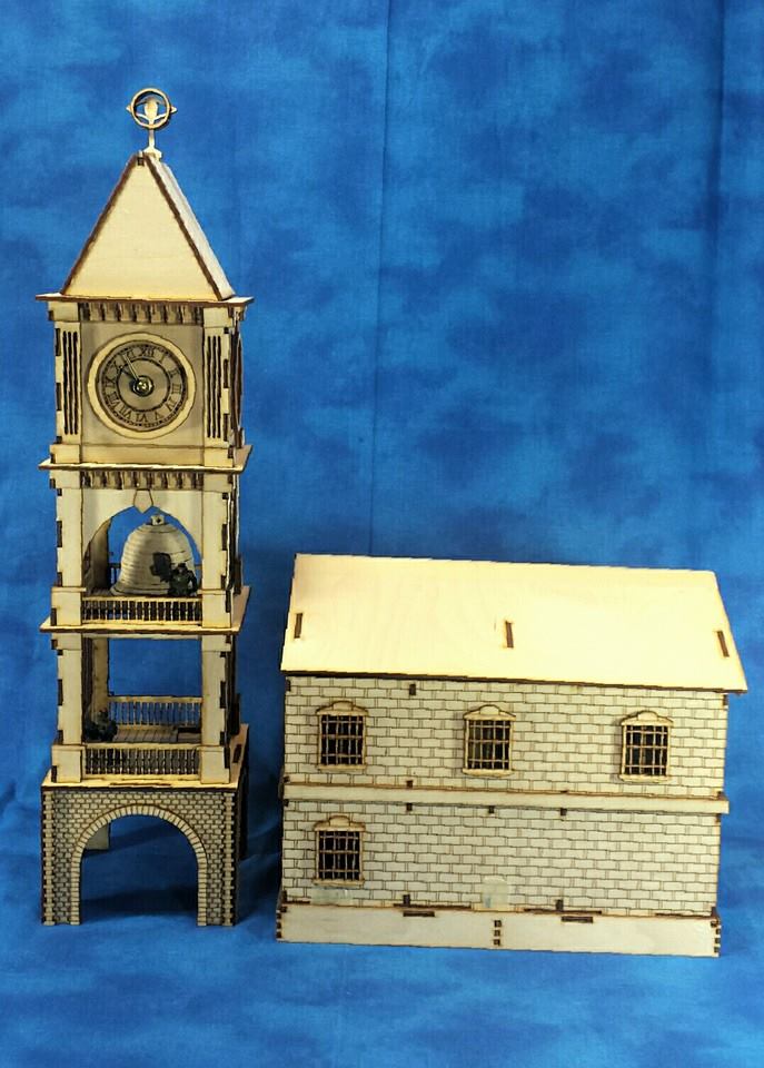 Burn In Designs Create A Brilliant Clock Tower & Outpost Storage Tanks OnTableTop Home of