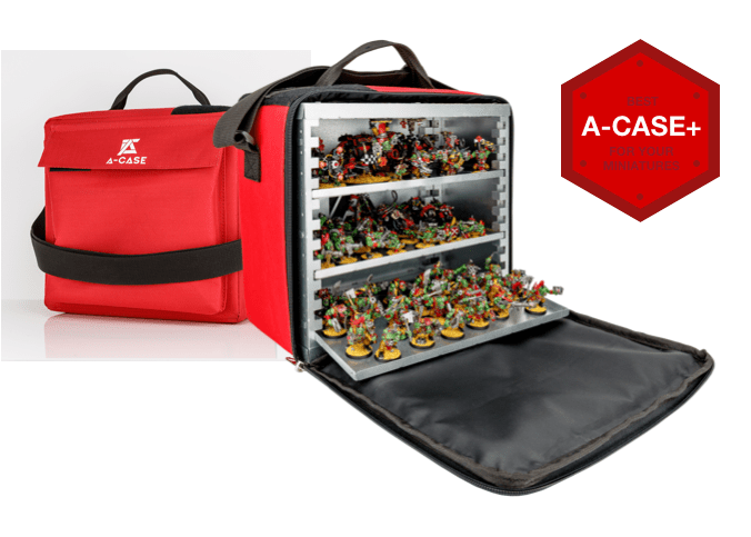 Transporting Miniatures In The Versatile Storage Of The ACase+ On