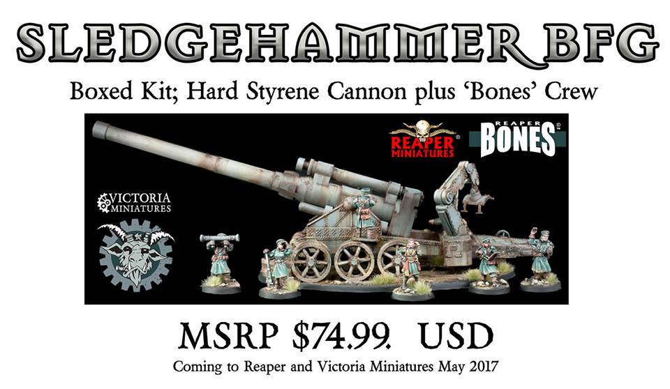 The Sledgehammer BFG Set To Fire From Victoria Miniatures In May