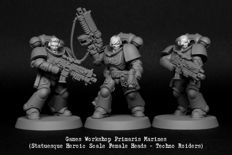 Statuesque’s Heroic Scale Techno Roider Heads Available Now OnTableTop Home of Beasts of War