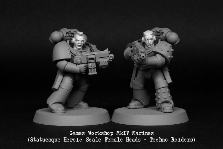 Statuesque’s Heroic Scale Techno Roider Heads Available Now OnTableTop Home of Beasts of War