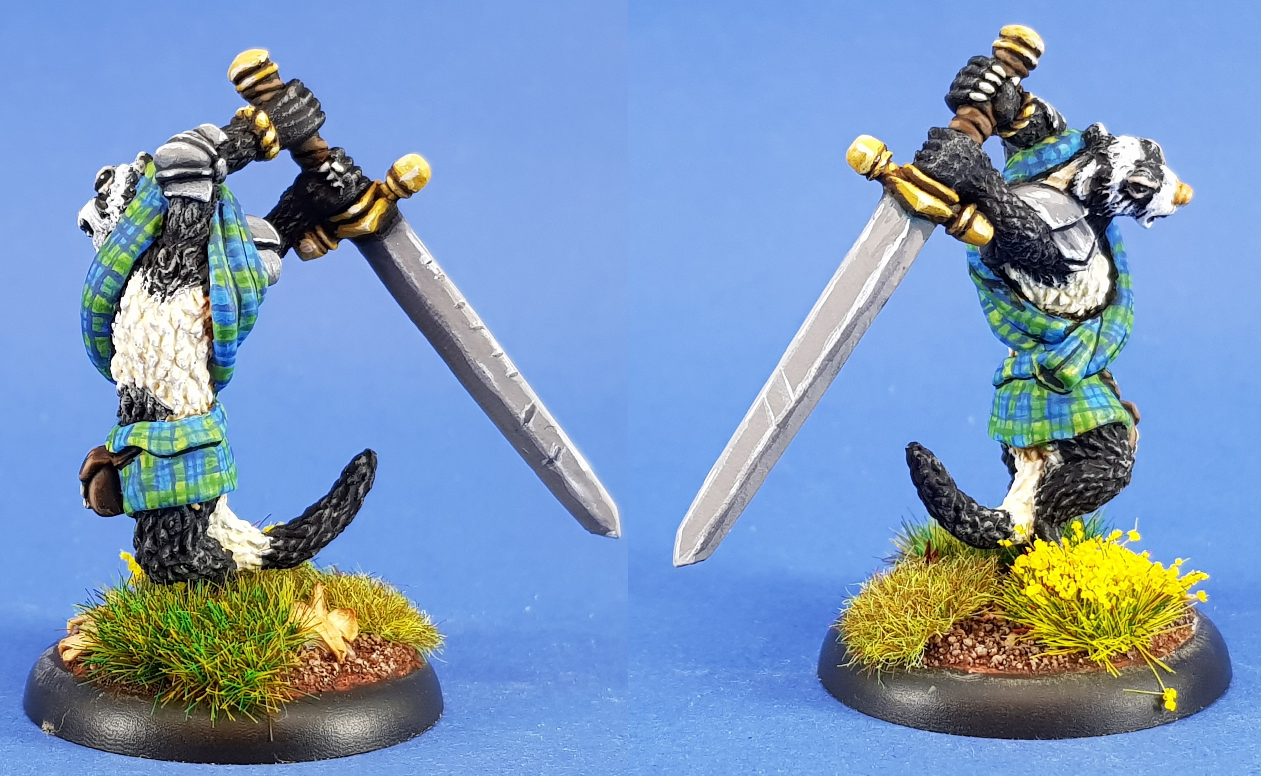 Ferret clan warrior finished OnTableTop Home of Beasts of War