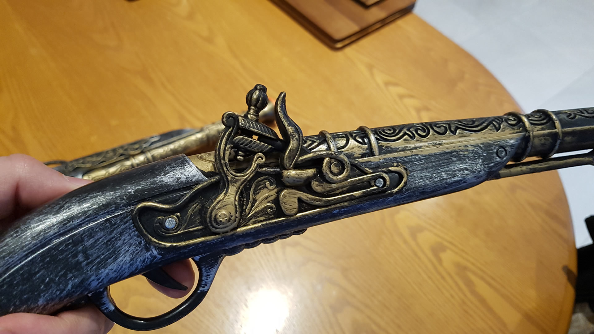 Couldn’t Pass Up Grabbing These Toy Flintlock Pistols OnTableTop Home of Beasts of War