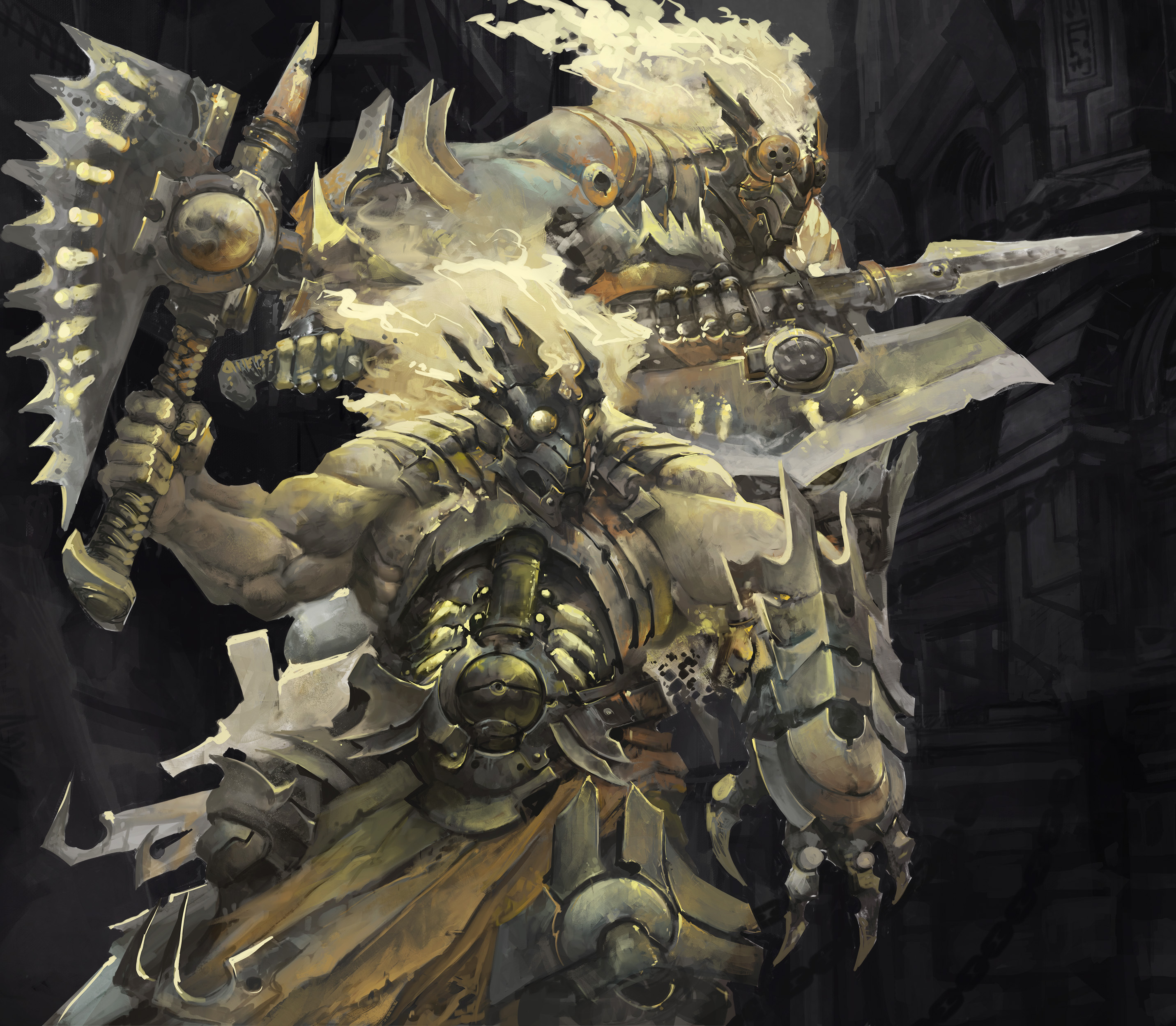 Flaming Berserkers Fight For The Dweghom In New Conquest