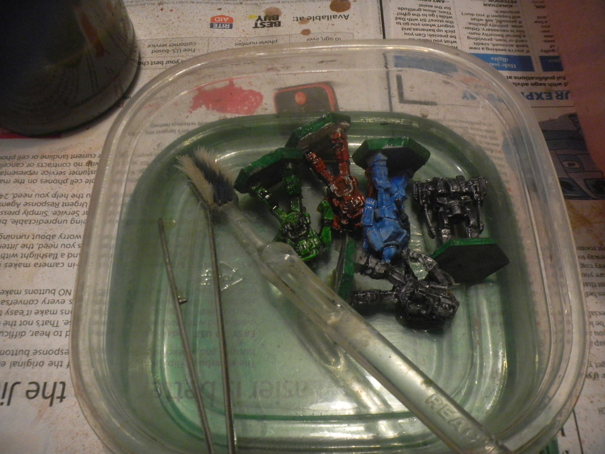 Batch stripping with Testor ELO (Easy lift Off) OnTableTop Home of