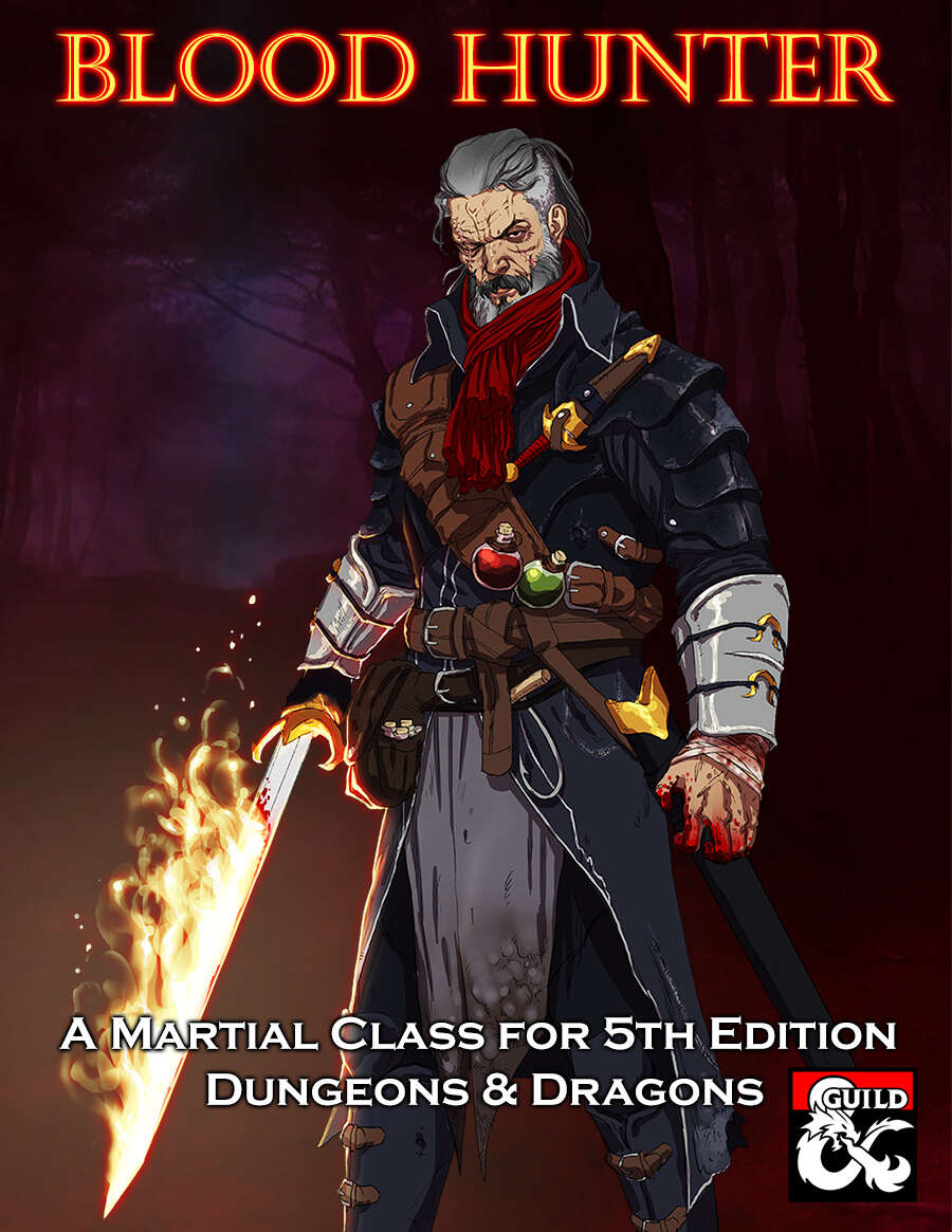 Grab The Updated Blood Hunter Class & Adventure For D&D 5E OnTableTop