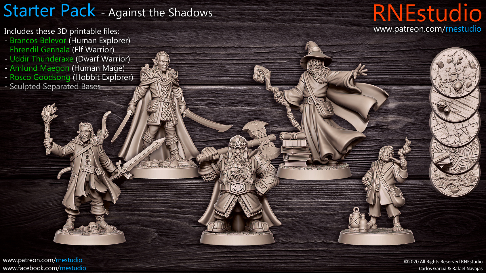 RN Estudio Take To Patreon With 3D Prints & A Starter Pack