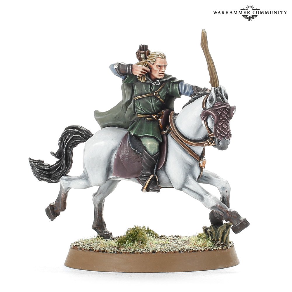 games Lord of the rings metal legolas & gimli mounted Wargames