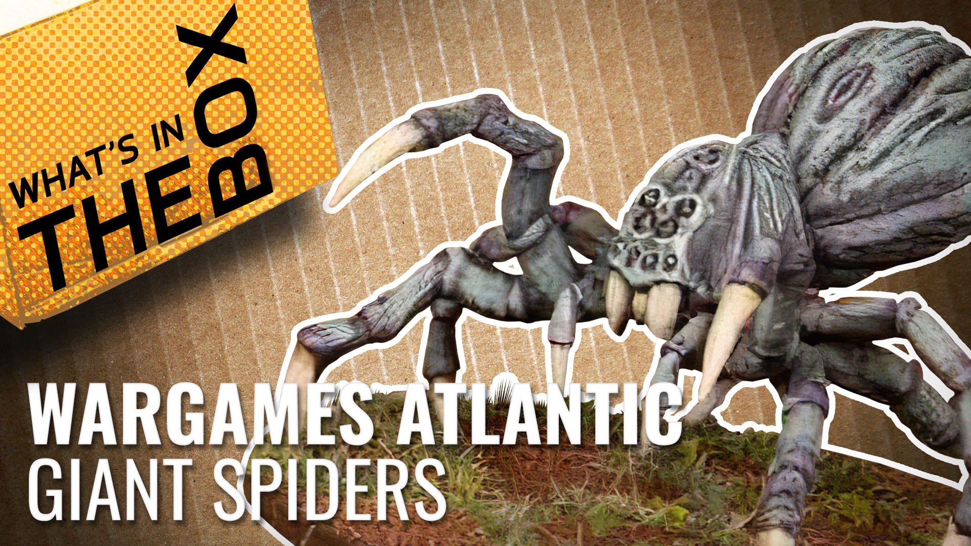 Unboxing Giant Spiders Wargames Atlantic OnTableTop Home of