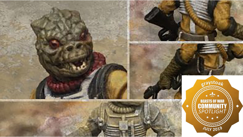 Painting Bossk Star Wars Legion OnTableTop Home of Beasts of War
