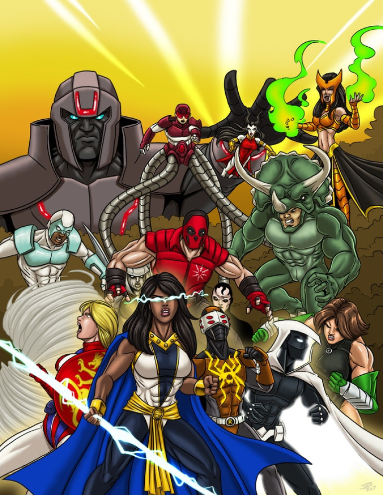 Super Powered Legends Sourcebook for M&M OnTableTop Home of Beasts