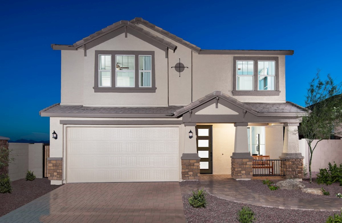 Abilene Home Plan in Zanjero Trails Harmony, Surprise, AZ Beazer Homes