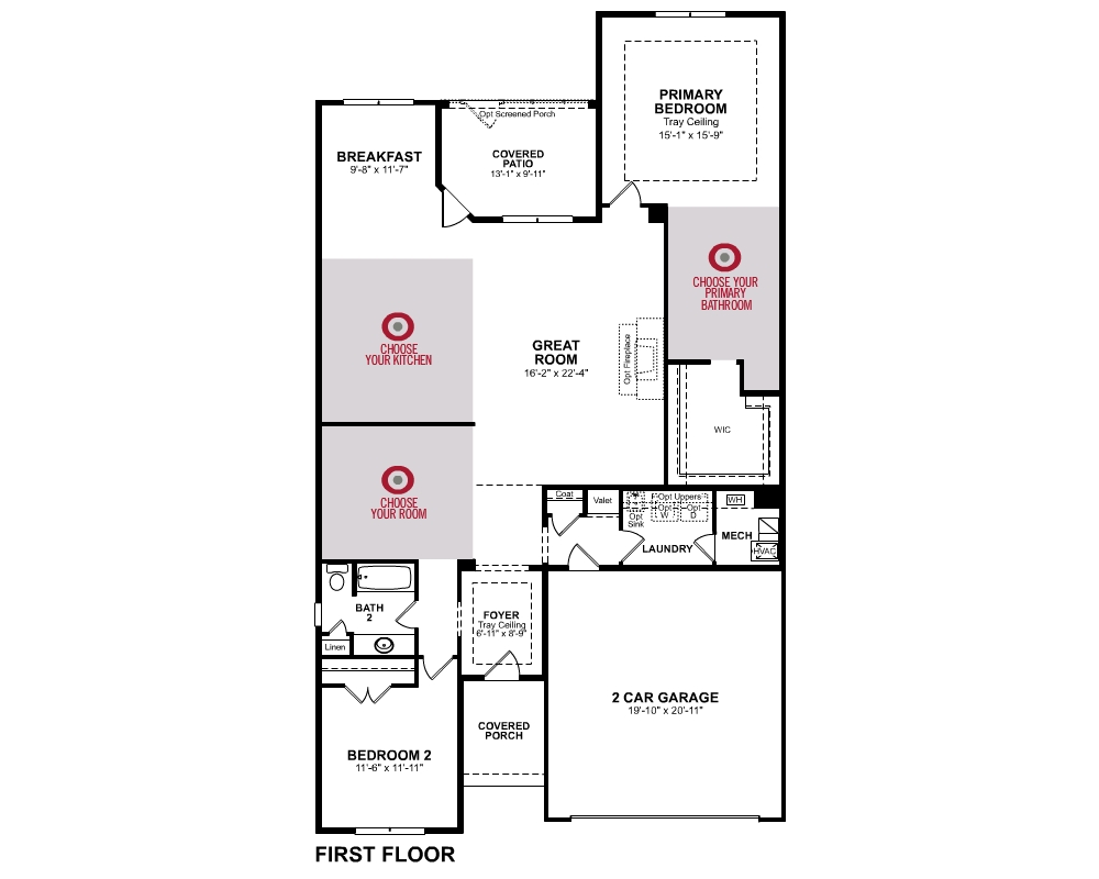 Home Plan in Sycamore Chase, Frankford, DE Beazer Homes