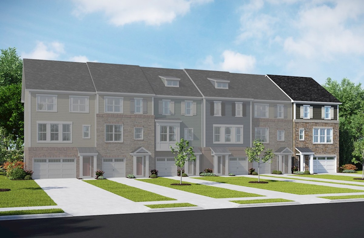 St. Michael Home Plan in Riverwalk at Crofton Townhomes, Crofton, MD