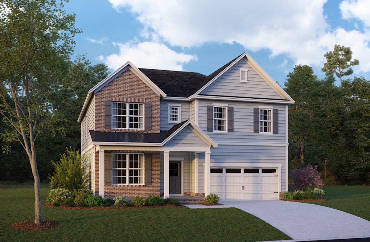 Douglas Home Plan in Thornebury at Town Hall, Morrisville, NC Beazer