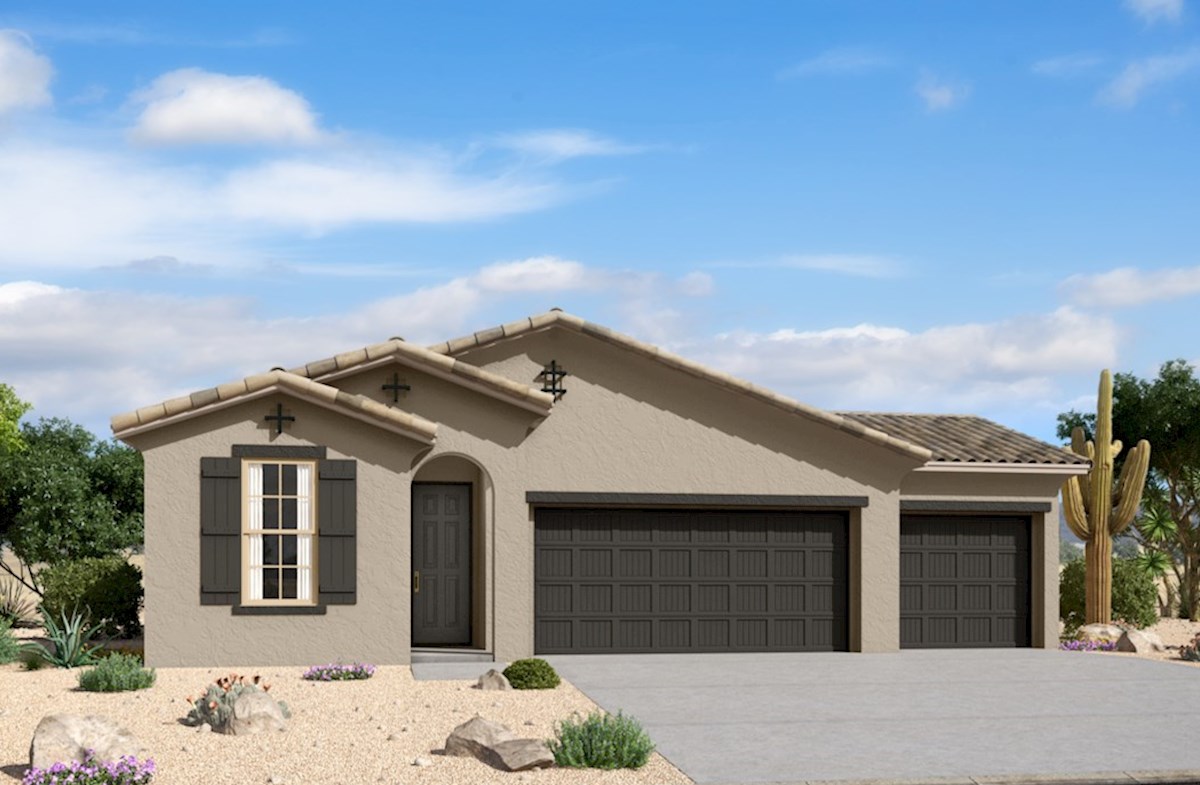 Shiloh Home Plan in Ridgeline Vista, Gold Canyon, AZ Beazer Homes