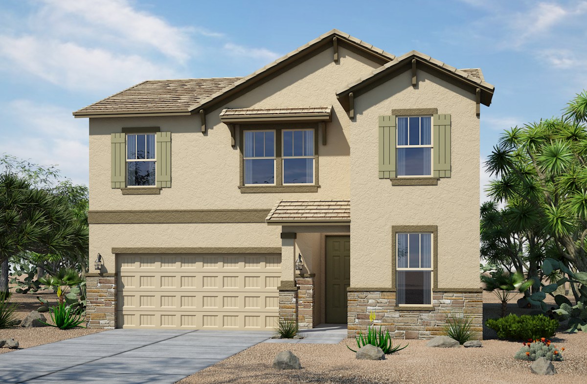 Prescott Home Plan in Mountain Trails, Phoenix, AZ Beazer Homes