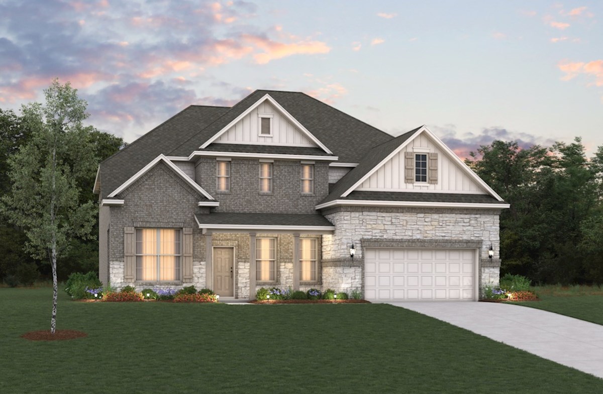 Madison Home Plan in The Villages of Hurricane Creek, Anna, TX Beazer