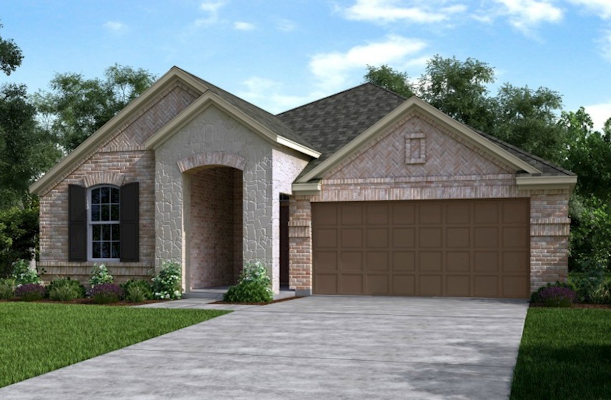 Baxter Home Plan in Bluewater Lakes, Manvel, TX Beazer Homes Beazer