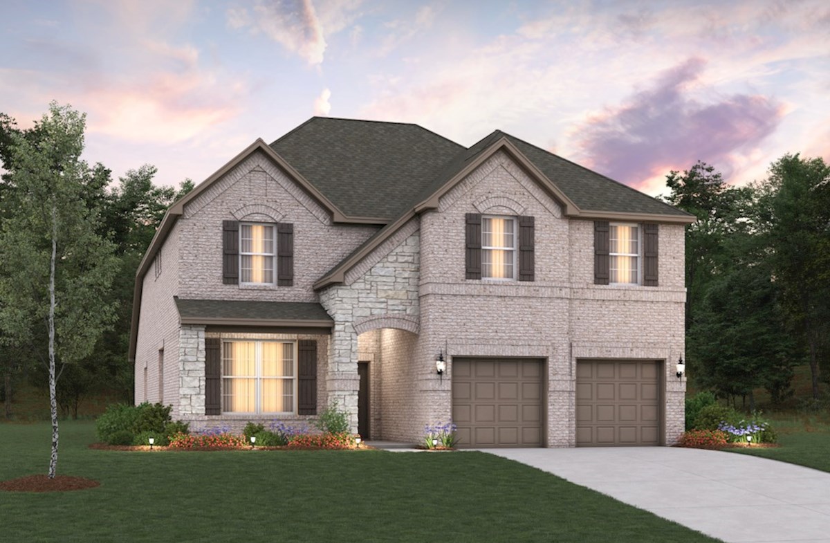 Blackburn Home Plan in Valencia on the Lake, Little Elm, TX Beazer Homes